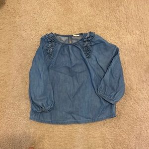 Crewcuts Chambray ruffle too